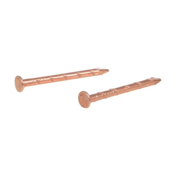 Hillman Common Nail, 3/4 in L, Copper Plated Finish, 6 PK 122540 - main